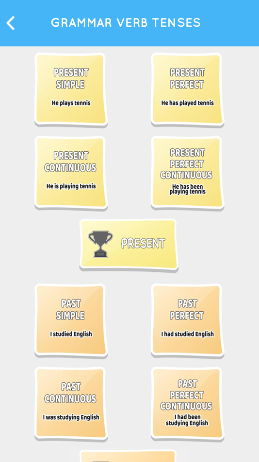 #1. Learn English Grammar Easily (iOS) By: Hector Gonzalez Linan