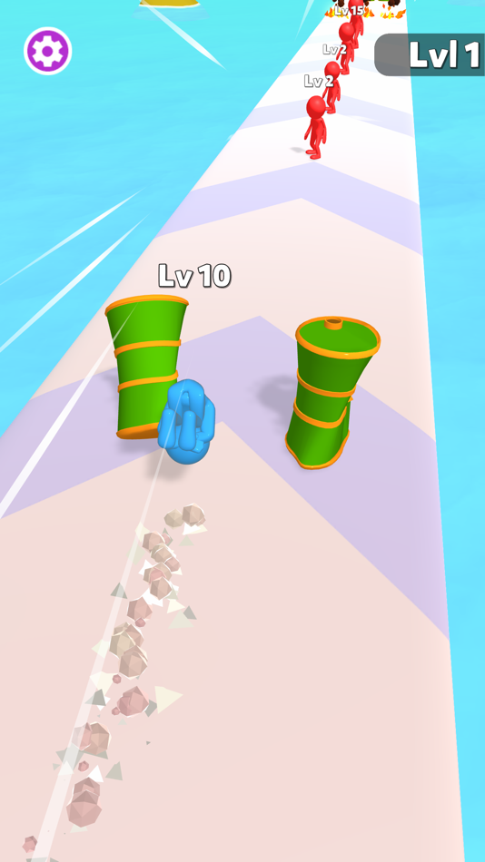 #5. Rolling Man! 3D (iOS) Podle: Ahmet Ikbal Adlig