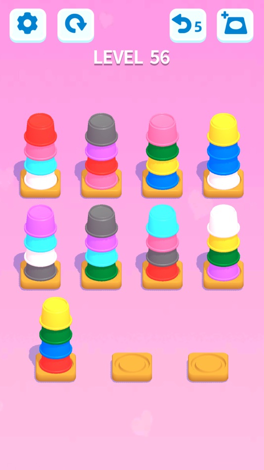 #5. Bucket sort - Puzzle Games (iOS) 来自: HERO LINKAGE