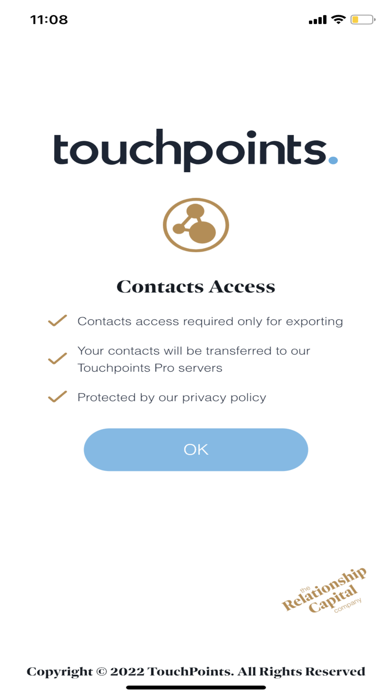 Touchpoints Pro Contacts Assi. Screenshot