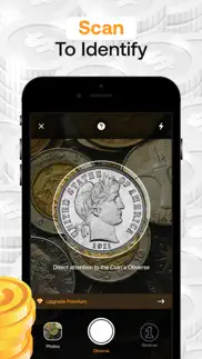 coin identifier: snap & scan iphone screenshot 2