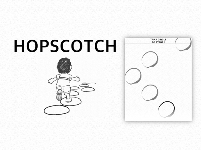 Hopscotch Run Race Tap Game