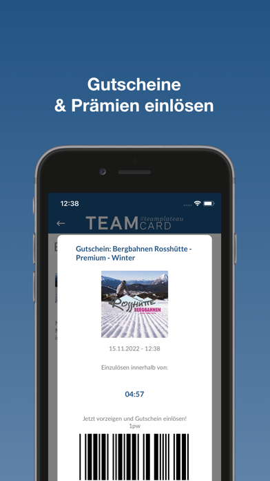 TeamCard Region Seefeld Screenshot