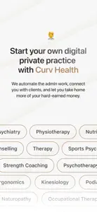 Curv for Providers screenshot #1 for iPhone