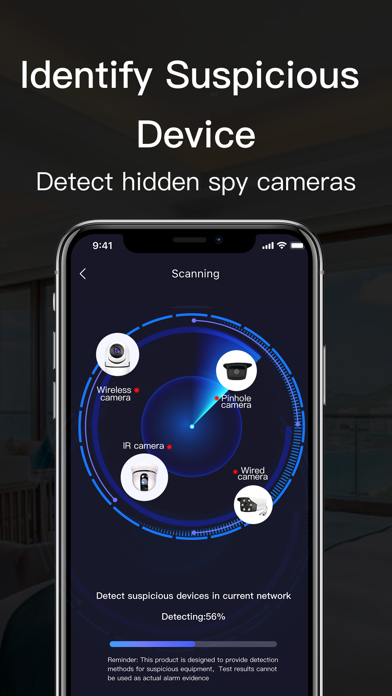 360 hidden spy camera detector Screenshot