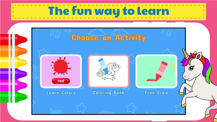 Unicorn Coloring Book Games