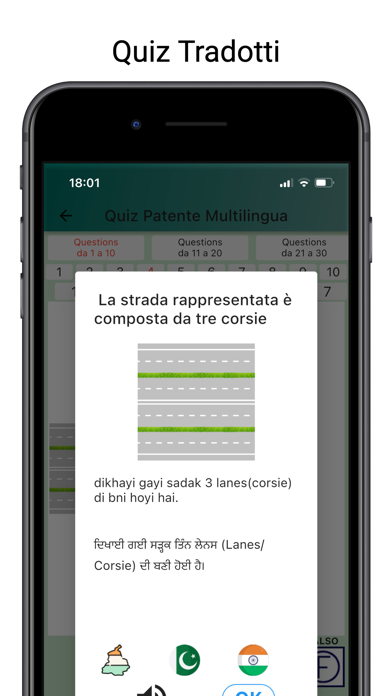 Quiz Patente Multilingua 2024 Screenshot