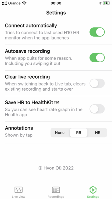 Screenshot #3 pour ECG EKG Viewer for Polar H10