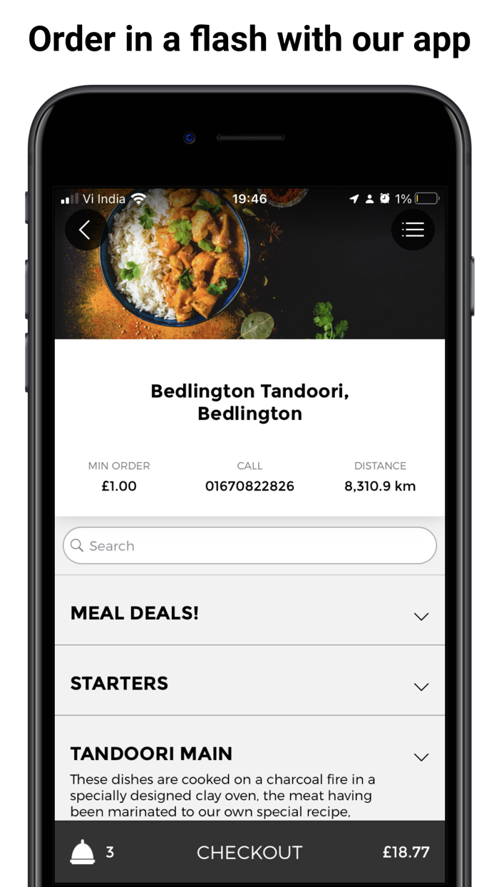 Bedlington Tandoori App
