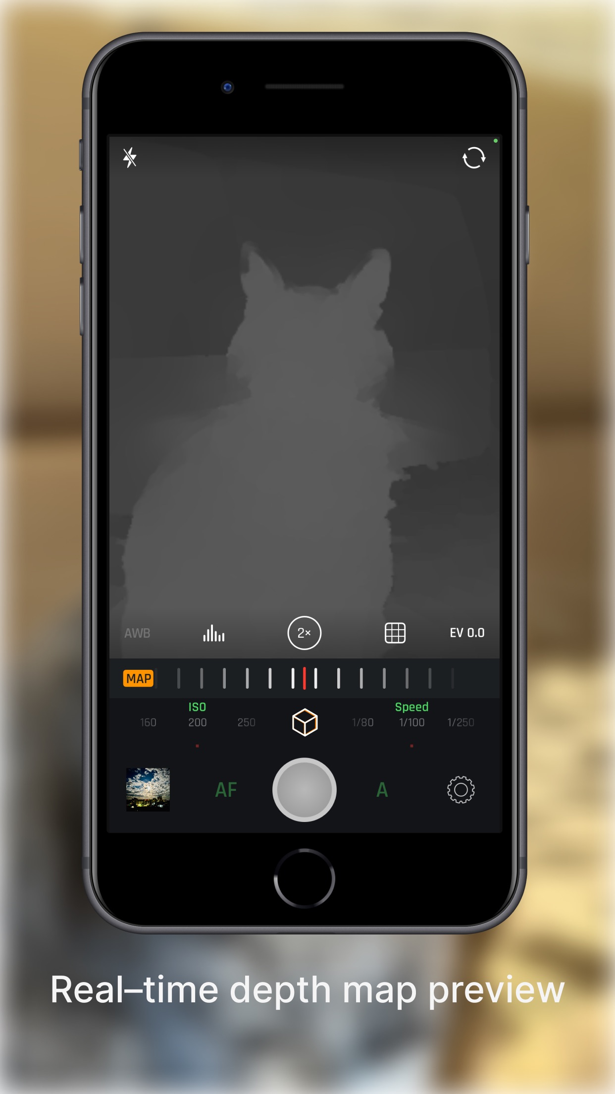 Screenshot do app Optika – Pro Manual Camera
