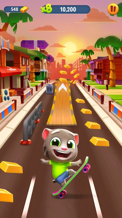 Talking Tom Gold Run screenshot 1