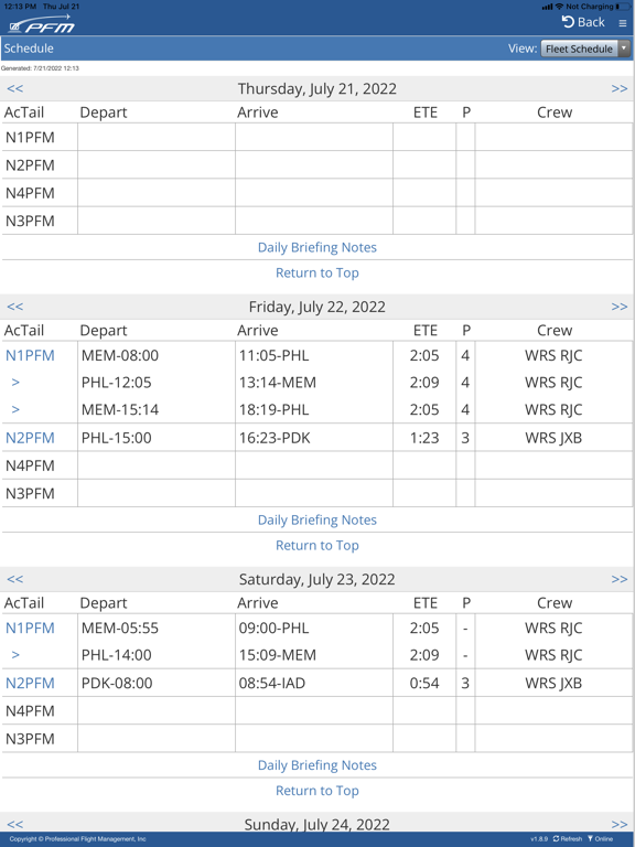 Screenshot #5 pour PFM Mobile App v2