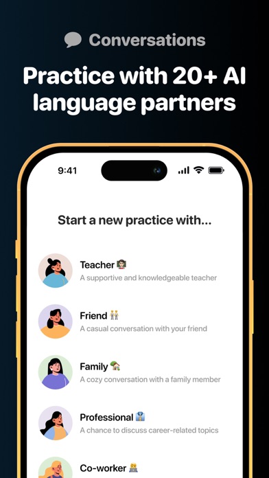 Al Language Tutor - Fluently Screenshot
