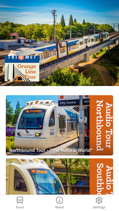 TriMet Orange Line Tour Screenshot