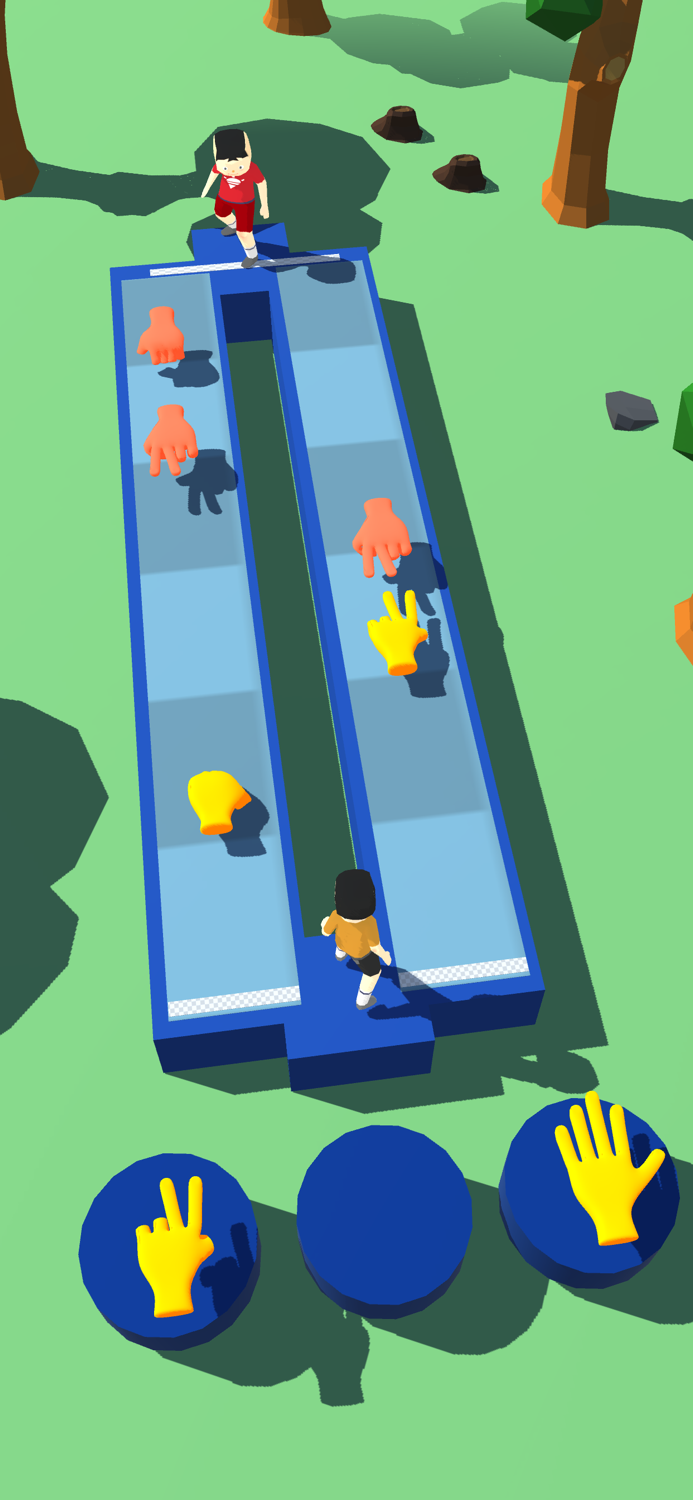 Rock paper scissors 3D