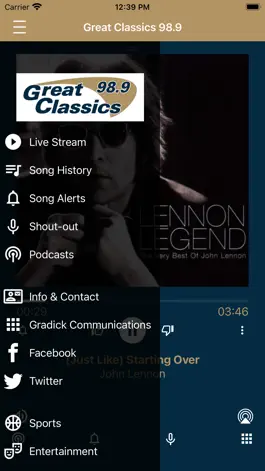 Game screenshot Great Classics 98.9 apk