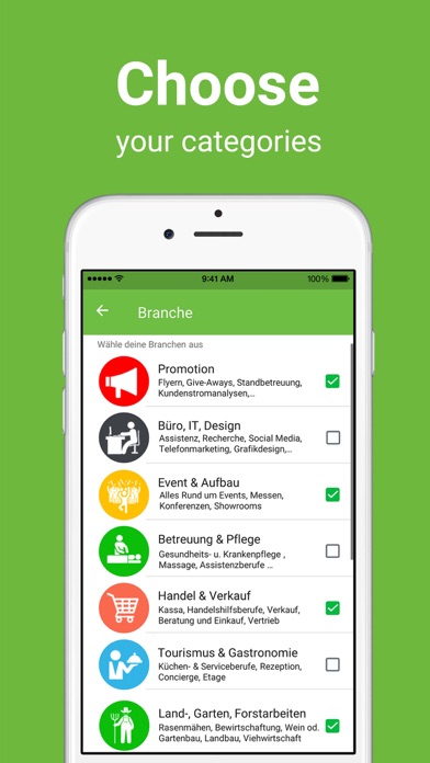 JobCheck - Jobs & Teilzeitjobs Screenshot