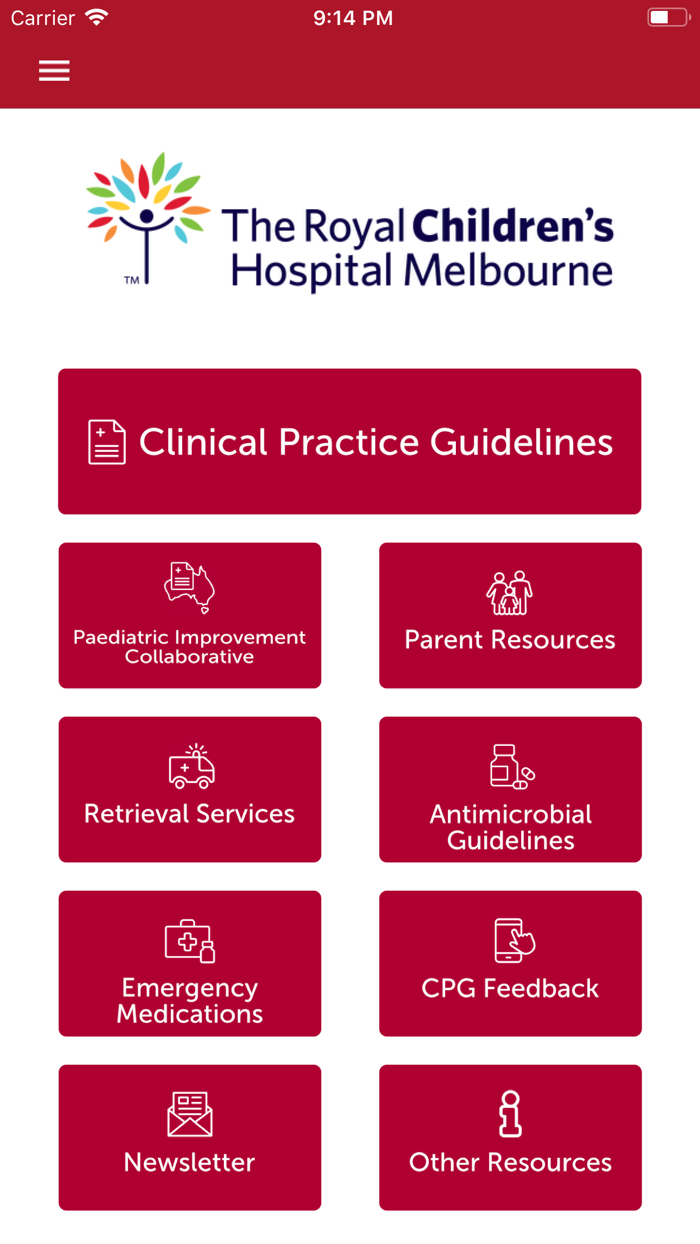 RCH Clinical Guidelines