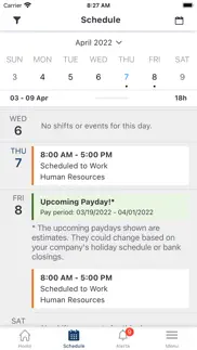 paycor mobile iphone screenshot 3