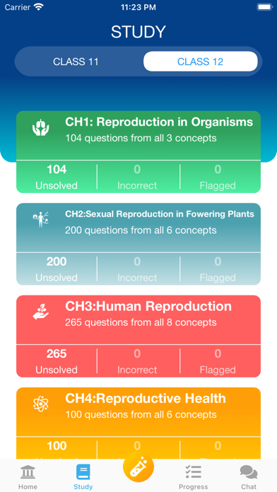 NEET Biology & NCERT 11 & 12 Screenshot