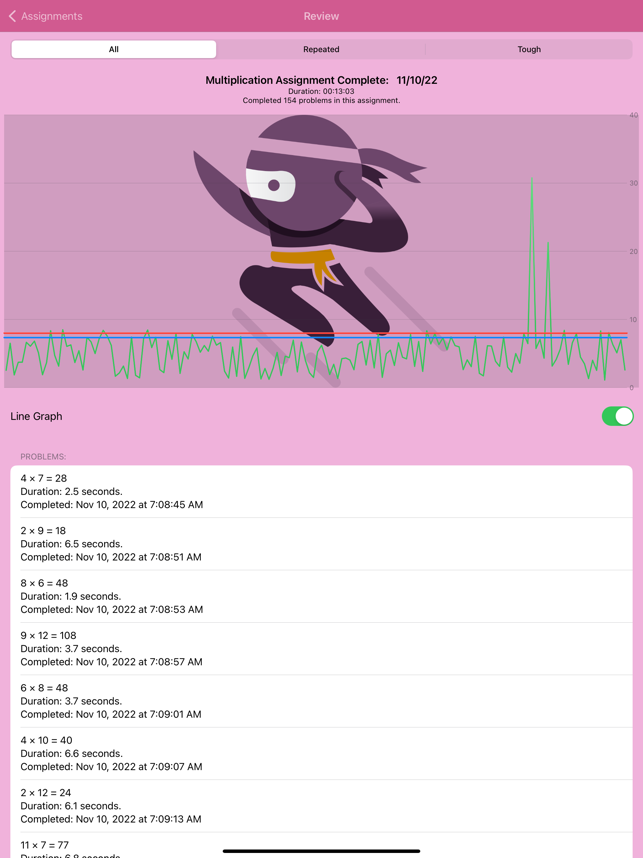 ‎Ninja Mathster Screenshot