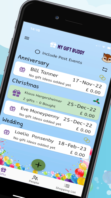 Screenshot #2 pour My Gift Buddy
