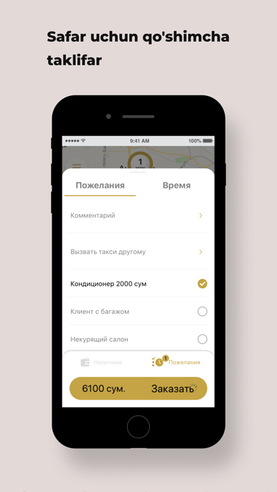 Biznes Taxi(Клиент) Screenshot