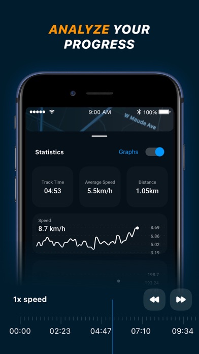 FitGet: GPS Sport Tracker App Screenshot