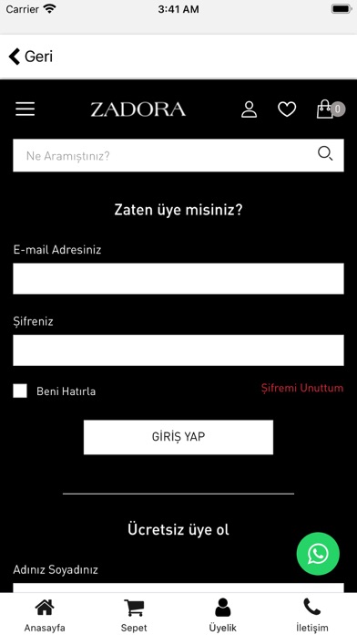 Zadora Wear Screenshot