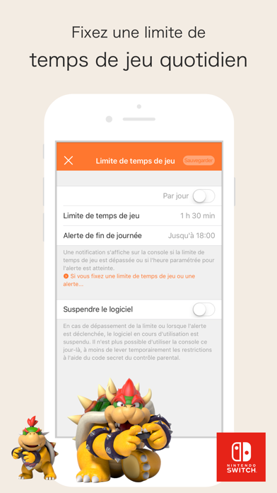 Screenshot #3 pour Contrôle parental Nintendo Sw…