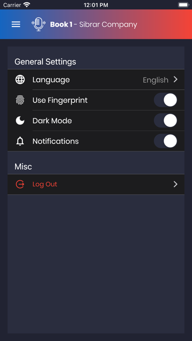 TickAccount Admin Screenshot