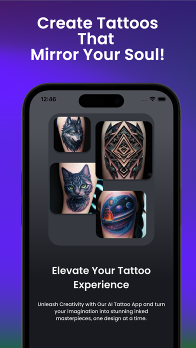AI Tattoo Studio Screenshot