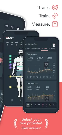Game screenshot Blast - Gym Workout Tracker apk