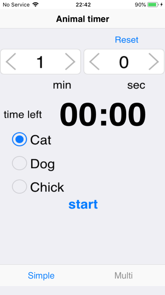 #1. Animal Timer (iOS) By: Masahiro Tomosada
