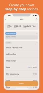 Brew Timer - Coffee Recipes screenshot #2 for iPhone