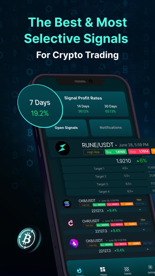 #1. Crypto Signals - Trading Alert (iOS) 由: Bich Van Tran Dang