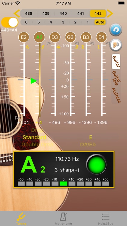 GuitarTuner - Tuner for Guitar screenshot-0