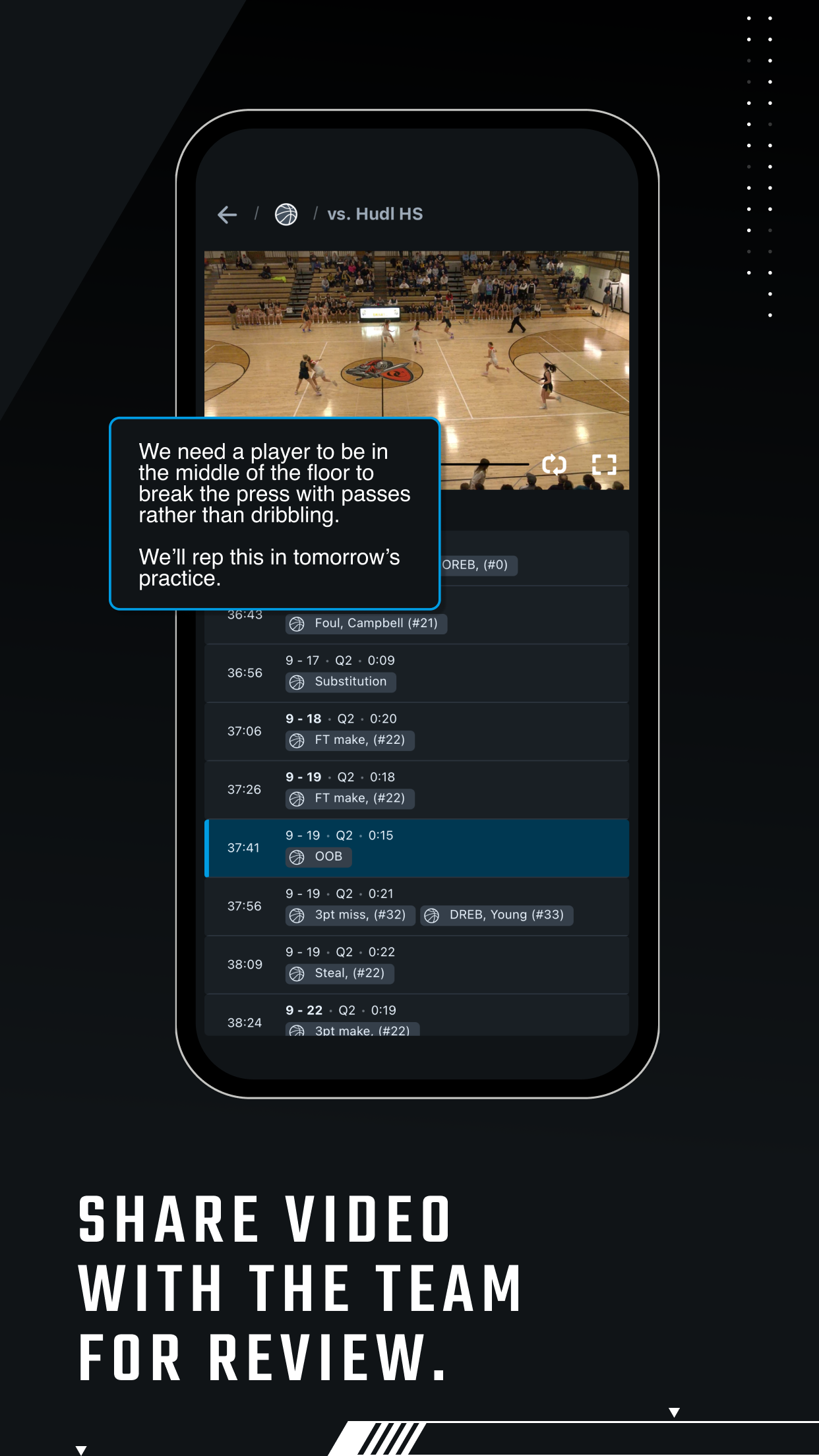 Hudl screenshot 4