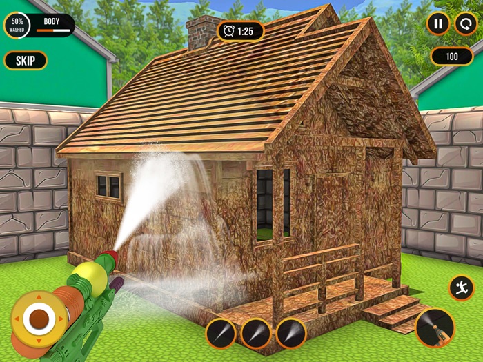 Power Wash Water Gun Games 3D