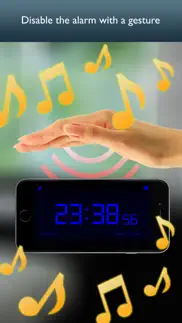 digital alarm clock simple iphone screenshot 2