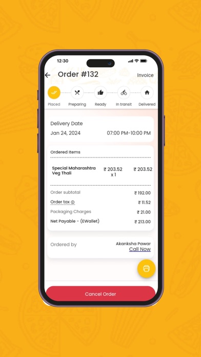 Foodiffin Seller Screenshot