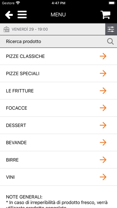 Pizza da romano foce Screenshot