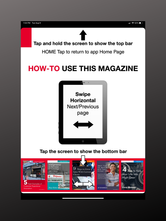 Visionocity Magazine iPad screenshot 2 - Business app