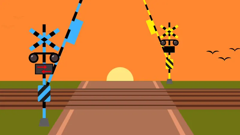 Railroad Crossing Kids: Safe screenshot 2 of 5