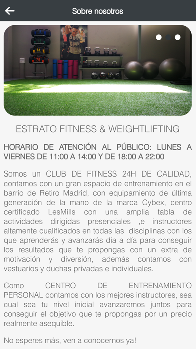 ESTRATO FITNESS Screenshot