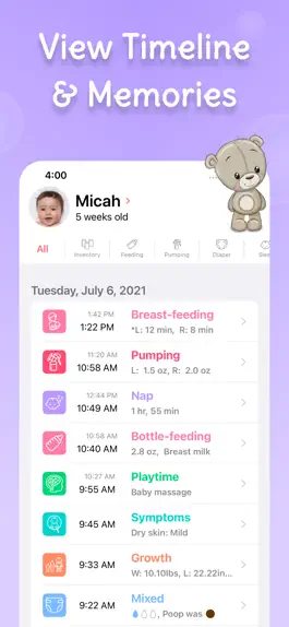 Game screenshot Newborn Tracker Baby App Adamo hack