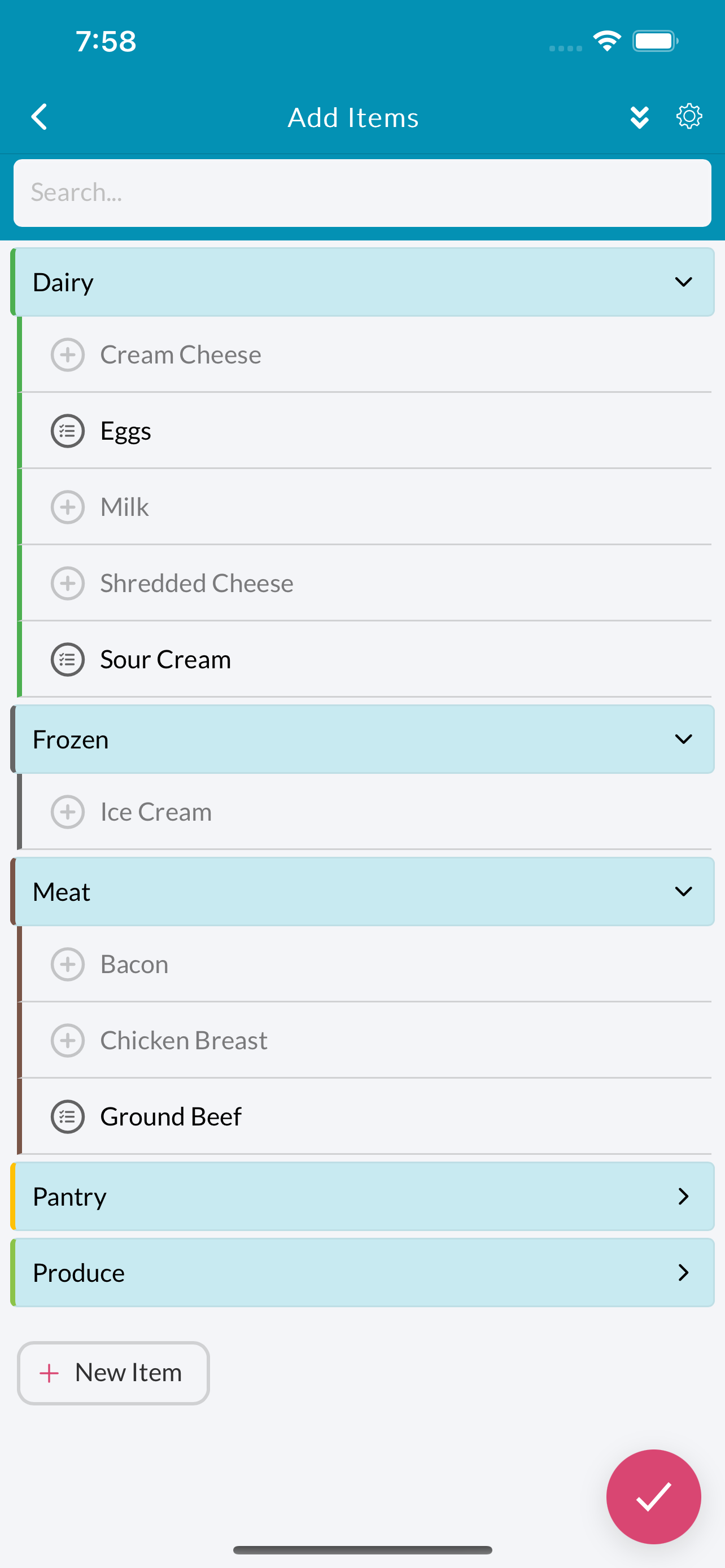 Grocery Board