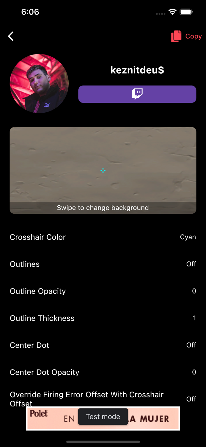 Val Crosshair Generator