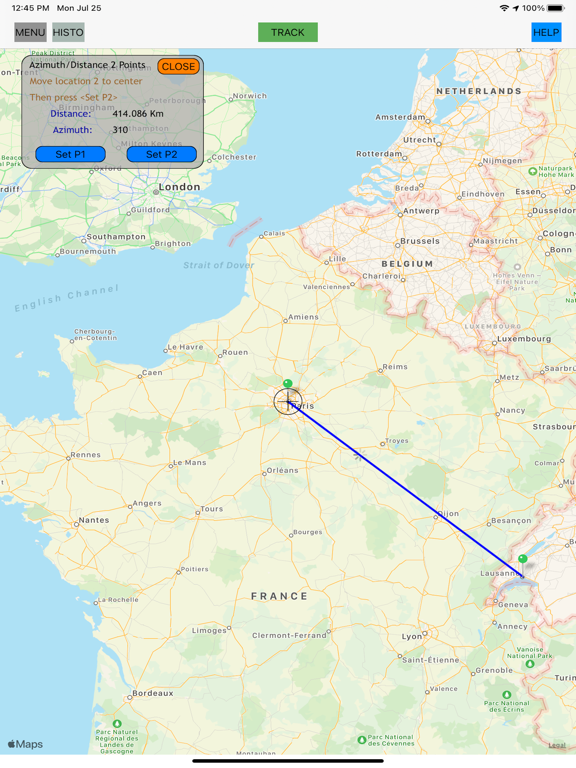 Screenshot #4 pour Maps Tools,GPS tracking,Speed