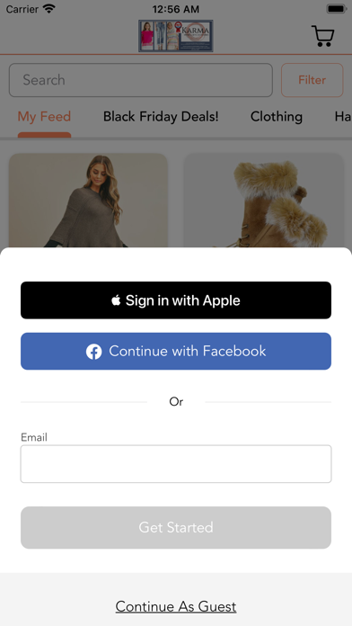 Karma Fashion Boutique Screenshot